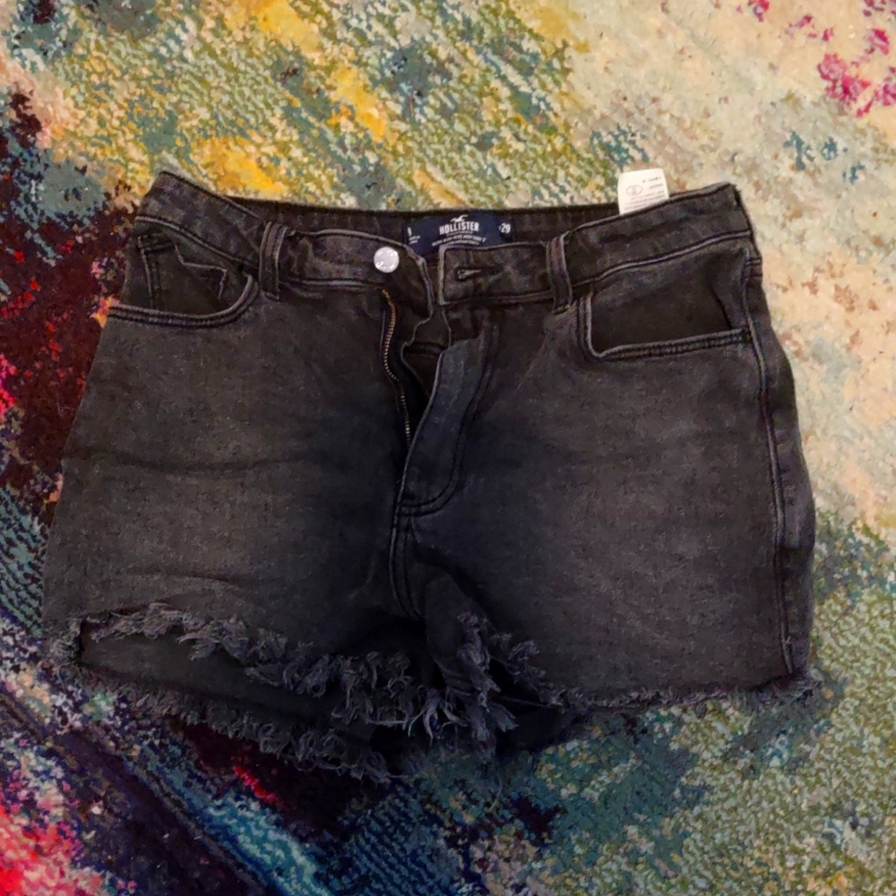 Hollister California ultra high rise mom shorts